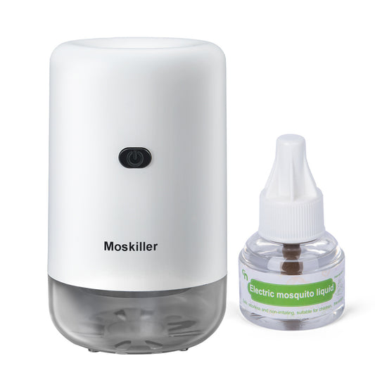 Moskiller Mosquito Repeller, USB Electronic Mosquito Repeller Indoor Use, Includes 280 Hr Repellent Refill for Home, Bedroom, Office