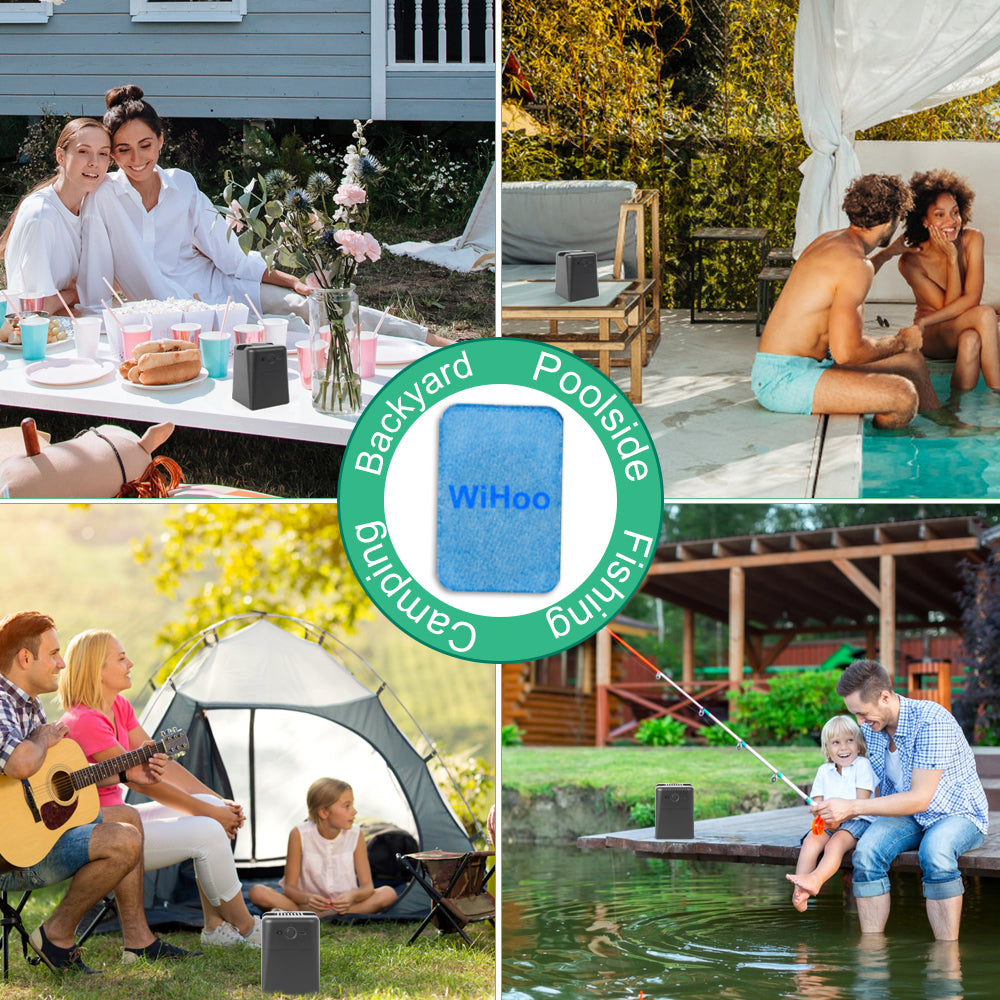 WiHoo Refills for D5 D6 Q5 Q6 Model Outdoor Indoor Use, 20 Pcs
