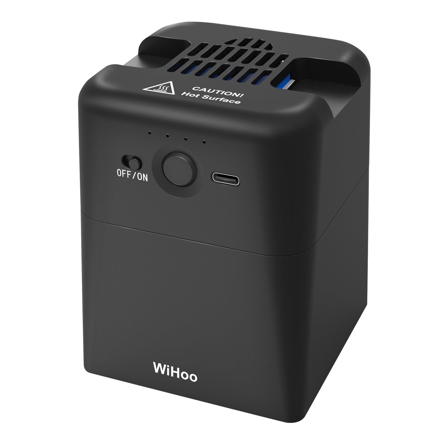 WiHoo Mosquito Repeller Outdoor Patio, Rechargeable Electronic Mosquito Repellent Indoor for Backyard, Poolside, Decks, Porches, Camping