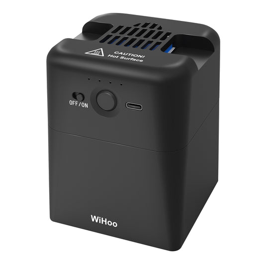 WiHoo Mosquito Repeller Outdoor Patio, Rechargeable Electronic Mosquito Repellent Indoor for Backyard, Poolside, Decks, Porches, Camping