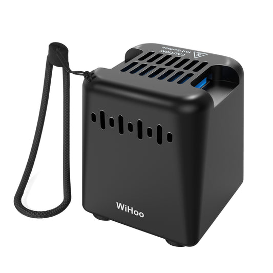 WiHoo Mosquito Repeller Outdoor Patio, Rechargeable Electronic Mosquito Repellent Indoor for Backyard, Poolside, Decks, Porches, Camping