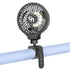T4-04 Stroller Fan with LED Light 5200mAh Battery Operated Fan Portable Fan Rechargeable Small USB Fan for Desk Handheld Car Seat Personal Mini Fan Clip On Fan for Stroller Crib Car Rides