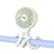 T4-01 Battery Operated Stroller Fan Flexible Tripod Clip On Fan with 3 Speeds and Rotatable Handheld Rechargeable Personal Portable Fan for Baby Car Seat Crib Bike Treadmill