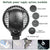 T4-03 Stroller Fan Clip On with LED Lights,5200mAh Battery Operated Desk Fan 360° Car Seat Baby Fan 3 Speeds Personal Fan for Stroller Car Seat Crib Bike Treadmill