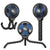 T4-01 Battery Operated Stroller Fan Flexible Tripod Clip On Fan with 3 Speeds and Rotatable Handheld Rechargeable Personal Portable Fan for Baby Car Seat Crib Bike Treadmill
