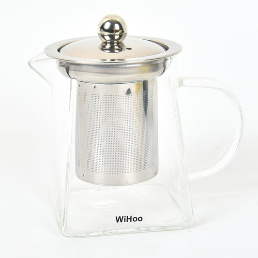 WiHoo Glass Kettle, 1.5 Liter BPA Free Borosilicate Glass, for Tea & Coffee