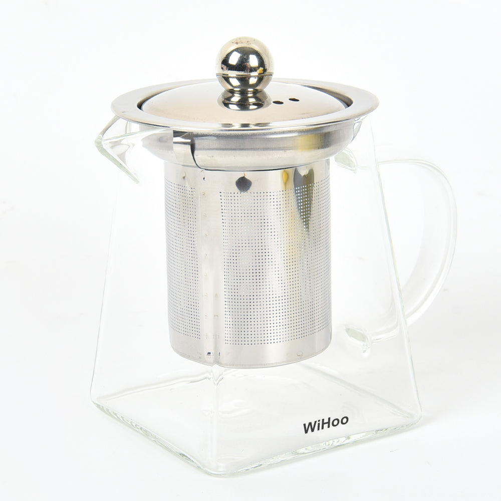 WiHoo Glass Kettle, 1.5 Liter BPA Free Borosilicate Glass, for Tea & Coffee