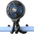 T4-01 Battery Operated Stroller Fan Flexible Tripod Clip On Fan with 3 Speeds and Rotatable Handheld Rechargeable Personal Portable Fan for Baby Car Seat Crib Bike Treadmill